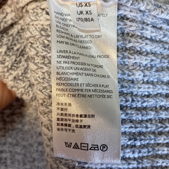 Urban Outfitters Sweaters | Knit Oversized Sweater | Color: Gray/White | Size XS - Picture 8 of 8